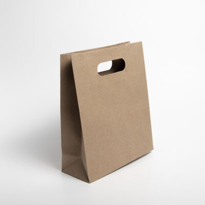 Bolsa Biodegradable Kraft Troquelada Desechables Biodegradables