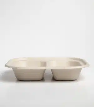 Contenedor Biodegradable Lunch-box 8x6 c/2div