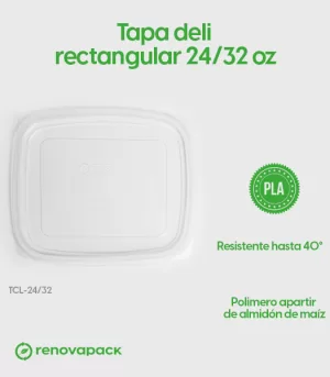 Alternative view of Tapa Deli Rectangular 24/32oz