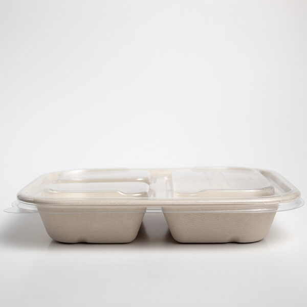 Tapa Transparente Lunch-box 10x7 c/3div