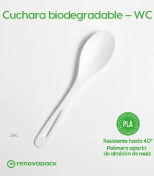 Alternative view of Cuchara biodegradable - WC