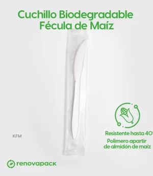 Alternative view of Cuchillo Estuchado Biodegradable