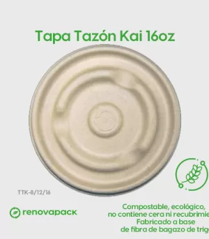 Alternative view of Tapa Tazón Kai 16oz
