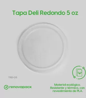 tapa-Deli-Redondo-5oz-Biodegradable-renovapack