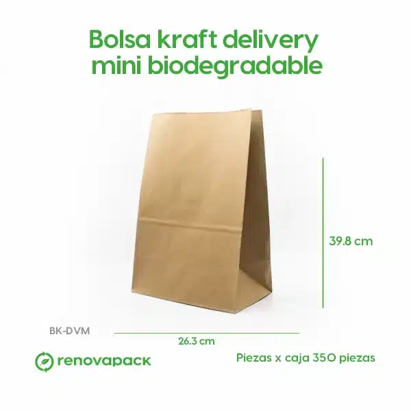 Bolsas para Delivery Mini Biodegradable - Renovapack - Imagen 3