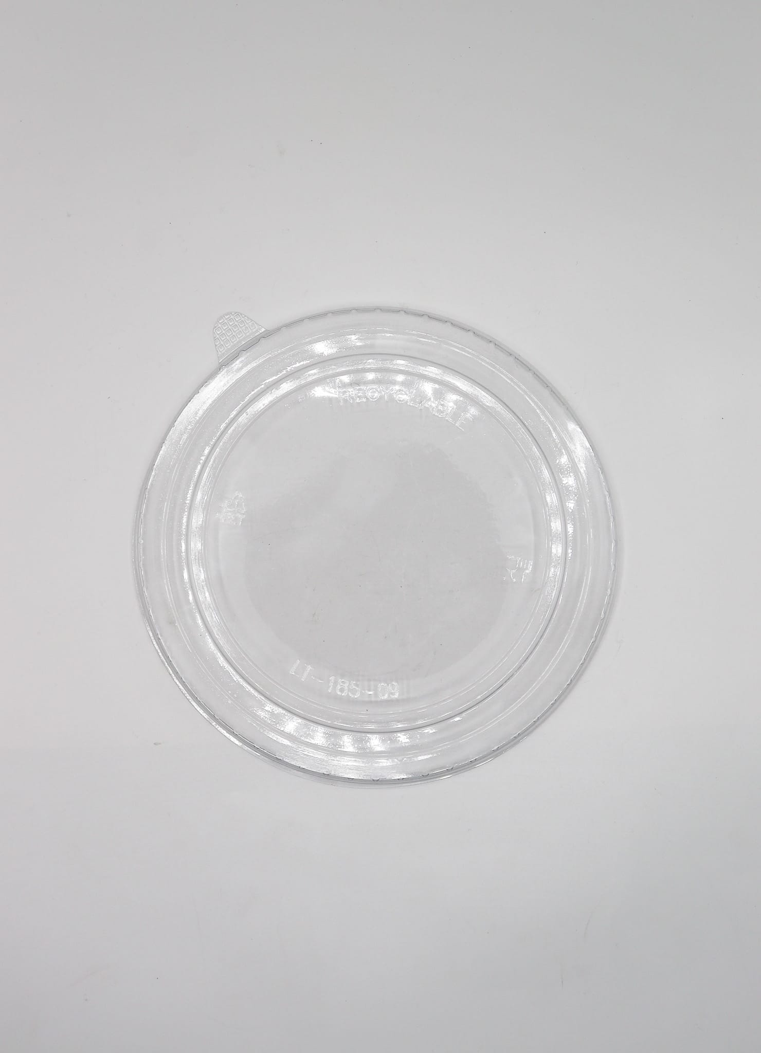 Tapa Desechable Transparente para Ensaladera de Papel 44 oz