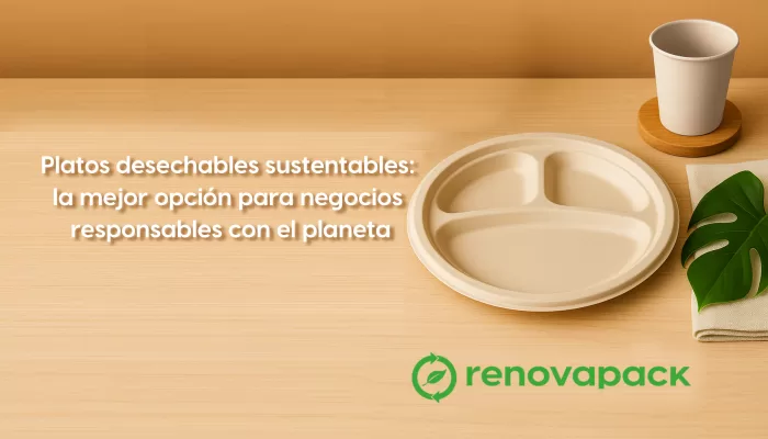 Platos desechables sustentables — la mejor opción para negocios responsables con el planeta
