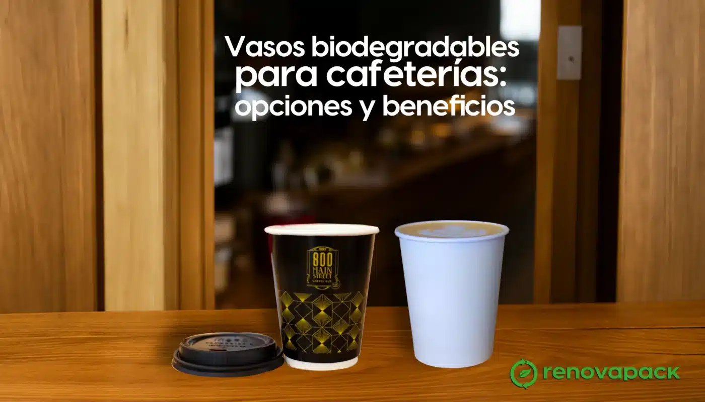 Vasos biodegradables para cafeterías: opciones y beneficios