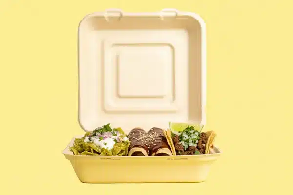 contenedores biodegradables para comida