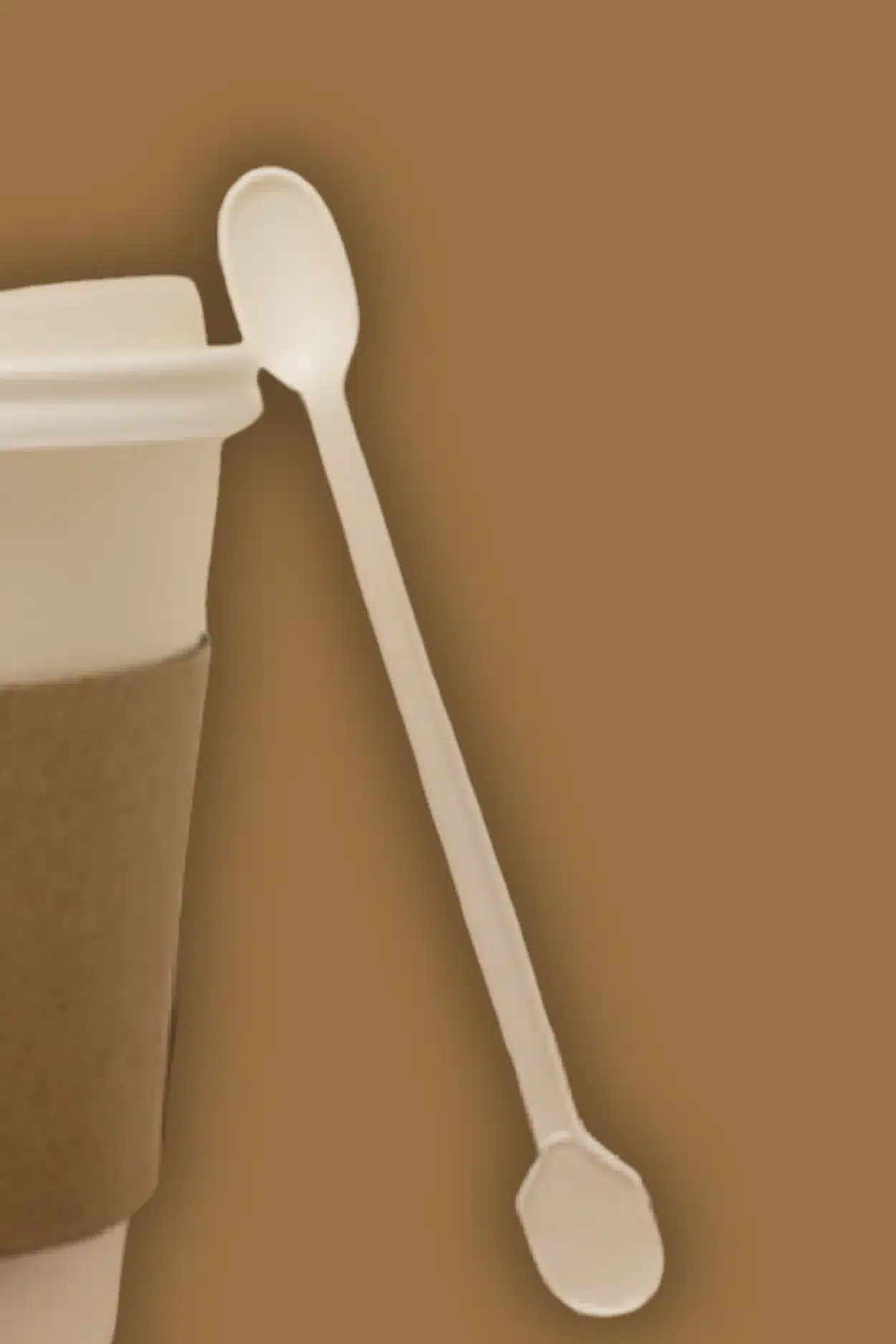 agitadores biodegradables para café
